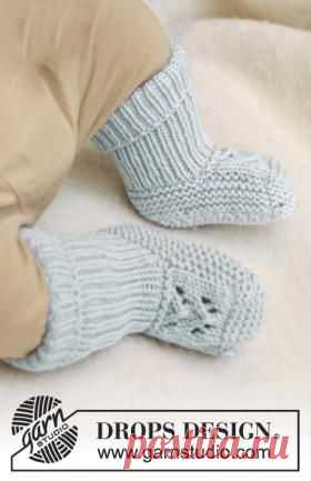 Носки с ажурным узором для малыша на knitweek.ru