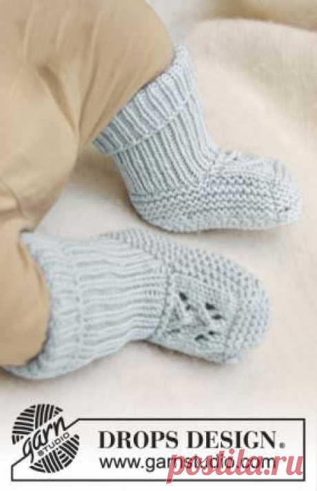Носки с ажурным узором для малыша на knitweek.ru