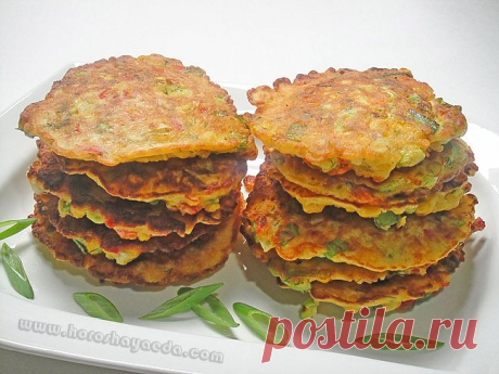 Быстрые и очень вкусные: кукурузные оладьи - Вкусные рецепты