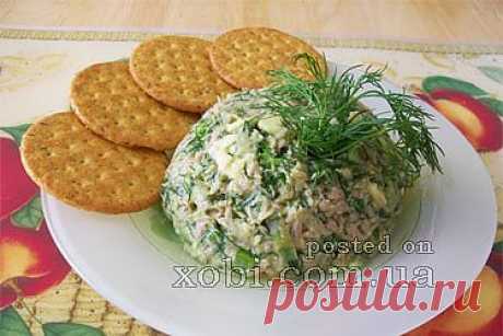 салат с тунцом и авокадо