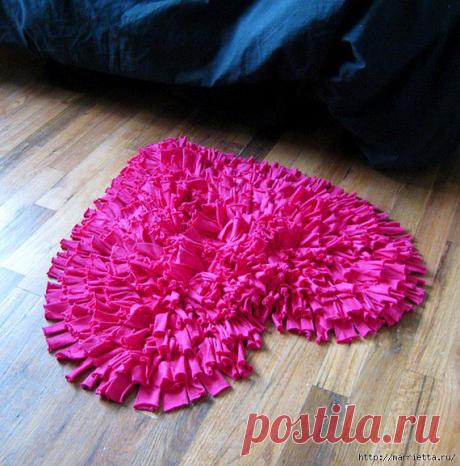 Коврики и подушки из трикотажа. Идеи и мастер-класс.