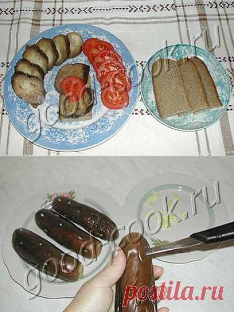 Хорошая кухня - соленые баклажаны. Кулинарная книга рецептов. Салаты, выпечка.