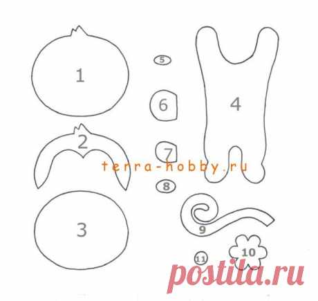 Выкройки игрушек | 4 399 фотографий