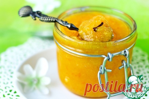 Безотходный мандариновый джем - кулинарный рецепт