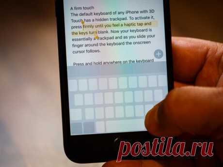 Your iPhone’s keyboard has a hidden mouse The best way to edit text is right under your fingers.