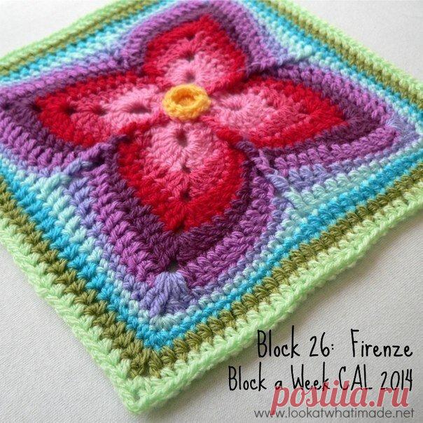 Секреты рукодельницы Схемы Вышивка Вязание Шитье/
Красивейший мотив крючком. Подойдет для вязания пледов и других изделий для дома.