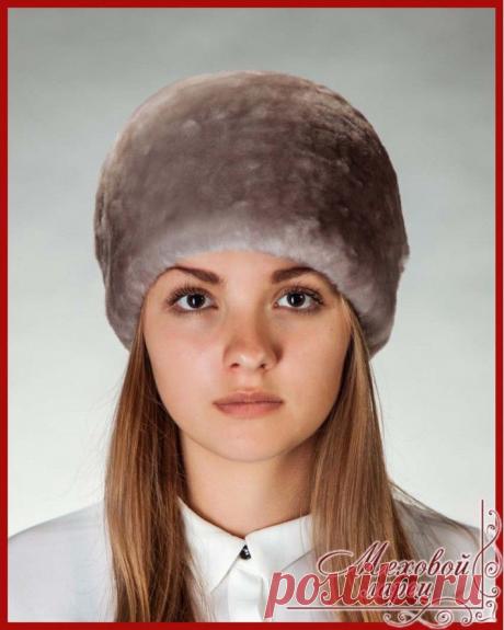 Альбина | Женские шапки, Стеганая саржа/атлас - из мутона - интернет-магазин «Меховой ларец»