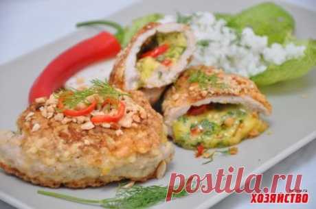 Сочные мясные конвертики с зеленью
