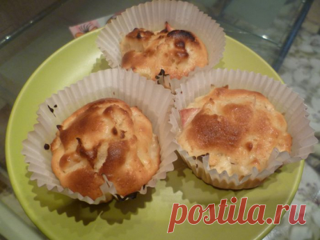 Маффины с яблоками, лимоном и медом
