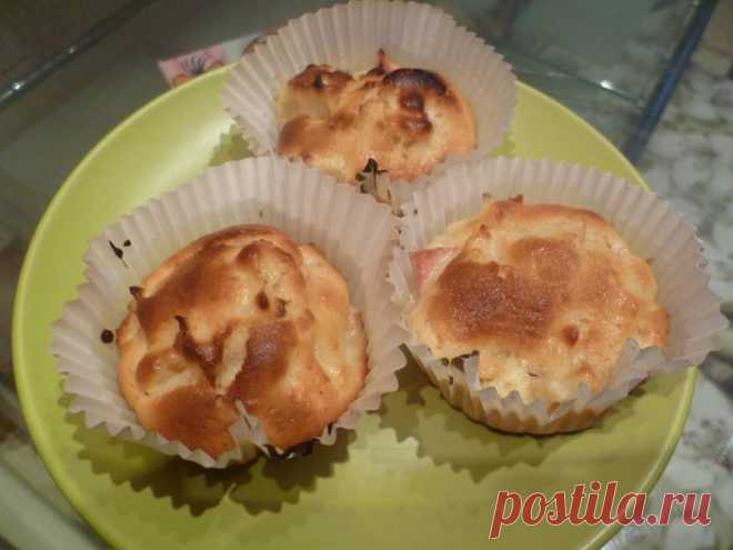 Маффины с яблоками, лимоном и медом