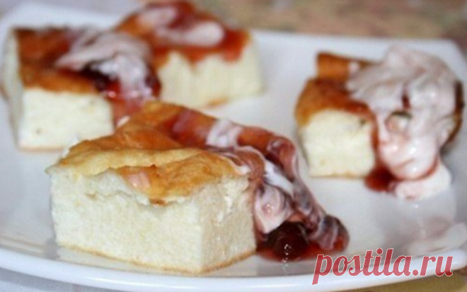 Одна польза и никакого вреда: Фантастически вкусная творожная запеканка - Fav0rit77.ru Ингредиенты: 250 г творога 1 ст. ложка сахара 0.5 чайной ложки соли...