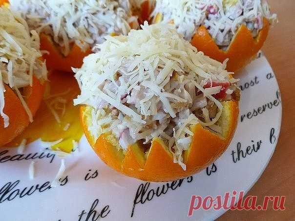 САЛАТ ИЗ АПЕЛЬСИНА
Мой любимый салат, теперь вместо 