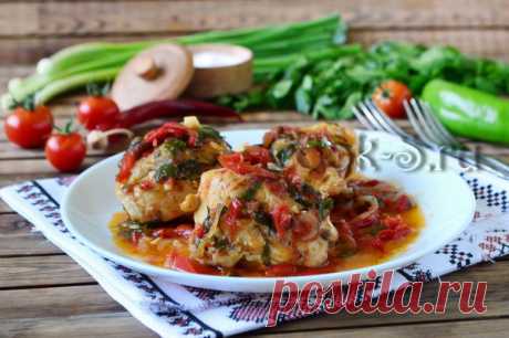 Чахохбили из курицы по-грузински – классический рецепт с фото