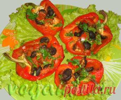 Перец фаршированный овощами | Вегетарианские рецепты