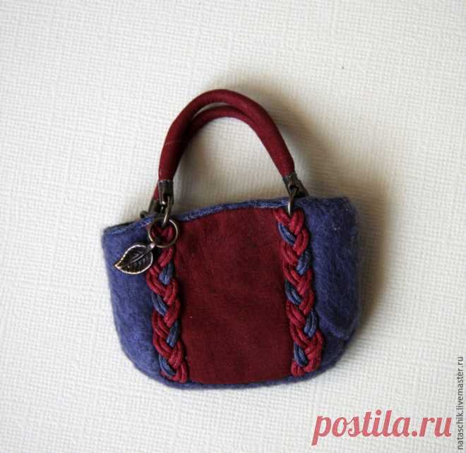 Шьем для куклы модную сумочку с косами - Ярмарка Мастеров - ручная работа, handmade