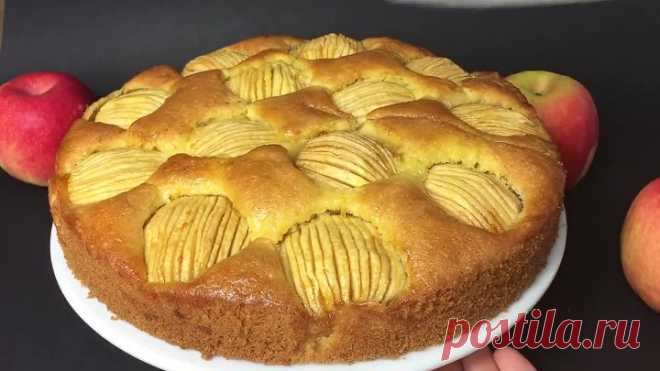 Очень нежный яблочный пирог
