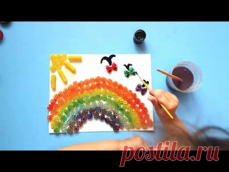 Мастер-класс "Аппликация из макаронных изделий"