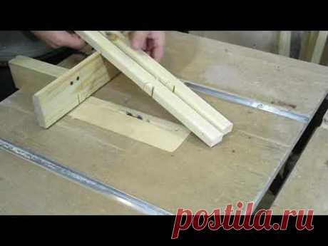 Как сделать декоративный переплет на циркулярной пиле