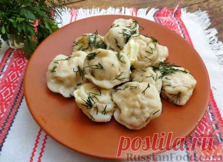 Пельмени с куриным фаршем и сыром