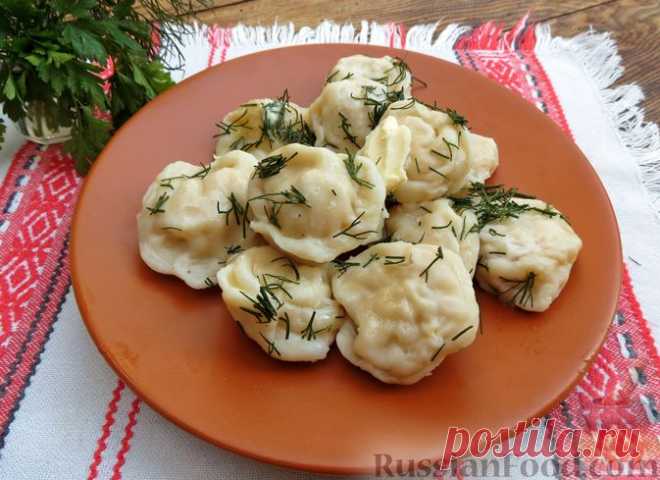 Пельмени с куриным фаршем и сыром