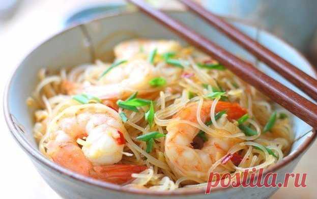 САМЫЕ ВКУСНЫЕ БЛЮДА С РИСОВОЙ ЛАПШОЙ: ТОП-5 РЕЦЕПТОВ ❤