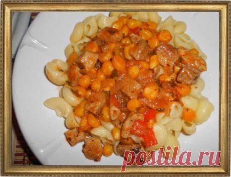 ПОДЛИВА ИЗ СВИНИНЫ С КУКУРУЗОЙ.