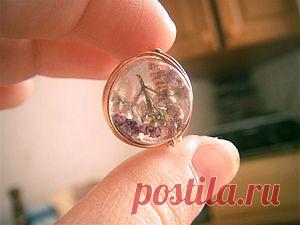 Даруем цветам вечную жизнь. Или делаем кабошон своими руками - Ярмарка Мастеров - ручная работа, handmade