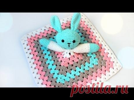 Игрушка крючком-зайчик. Для малыша (часть 1)/Crochet toy (part 1)