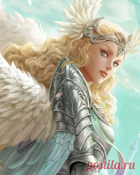 арт барышня (арт девушка, art барышня) :: Fantasy (Fantasy art) :: Yangtian Li :: art (арт)