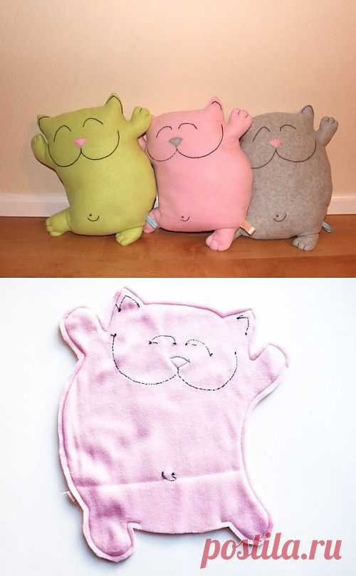 Подушка кот своими руками для малышей | My Milady