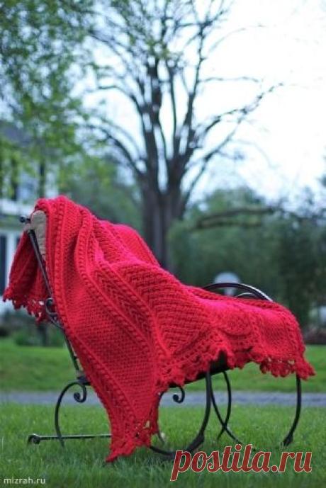 Эффектный шарф-плед mizrah.ru/post346792474/?upd | рукоделие