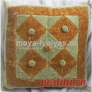 (+1) тема - Пэчворк для начинающих. Мастер-класс "Подушка" | РУКОДЕЛИЕ