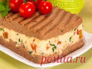 Паштет с куриной печенью и сыром