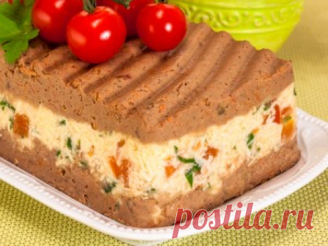 Паштет с куриной печенью и сыром