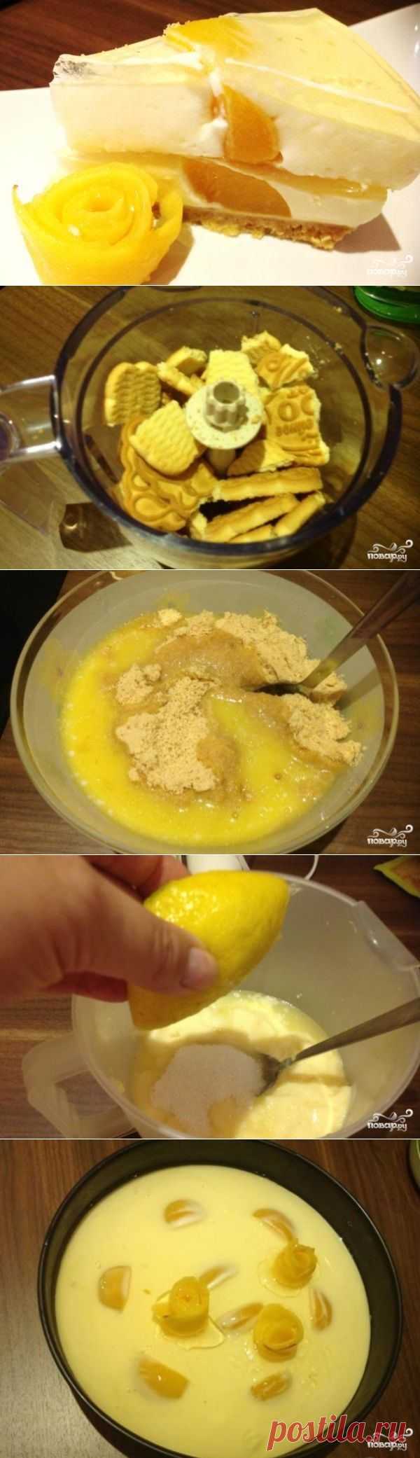 Торт йогуртовый с фруктами - пошаговый кулинарный рецепт на Повар.ру