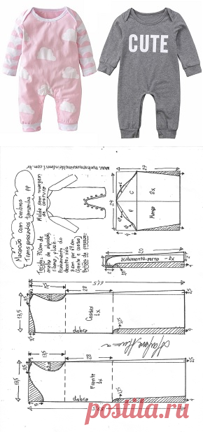 Комбинезон с перекрестием через плечо - Своими руками - Марлен мукай - детская выкройка
