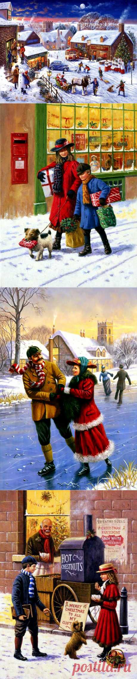 Праздничное...Английский художник Kevin Walsh.