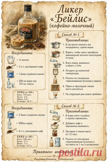 Ликер "Бейлис" (кофейно-молочный)