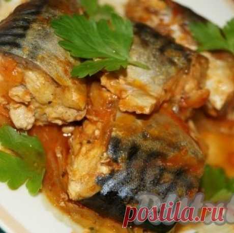 Рецепт скумбрии, тушеной с морковью и луком