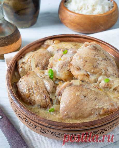 Очень нежная, сочная, окруженная ароматной подливой Курица по-Кабардински