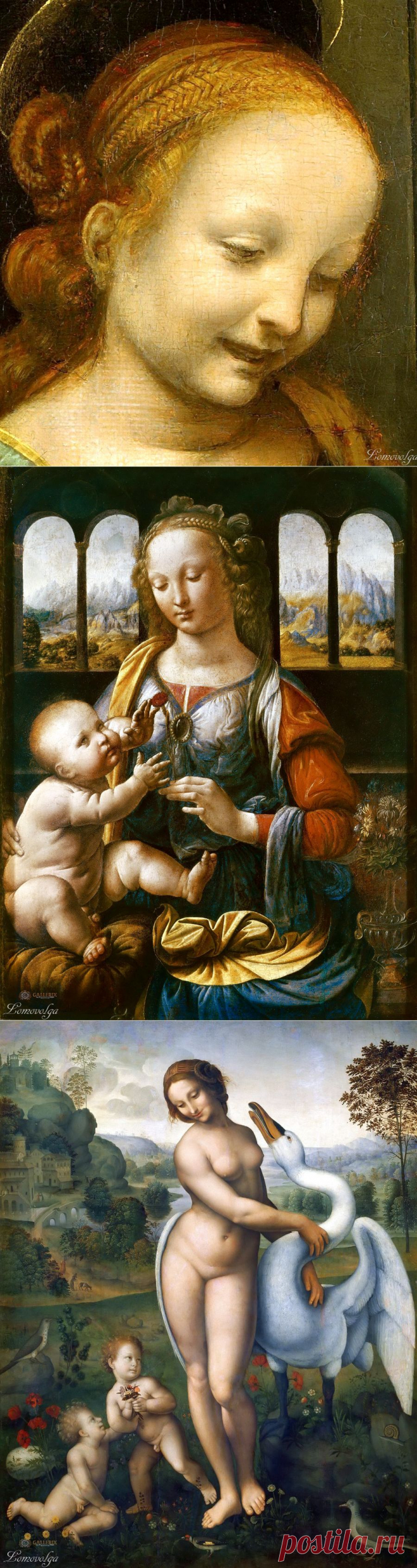 Leonardo Da Vinci (Леонардо да Винчи, 1452-1519, Italian), мастерская и последователи (Details) \1\