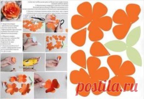 цветы из бумаги
