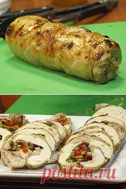 Как приготовить куриный рулет?