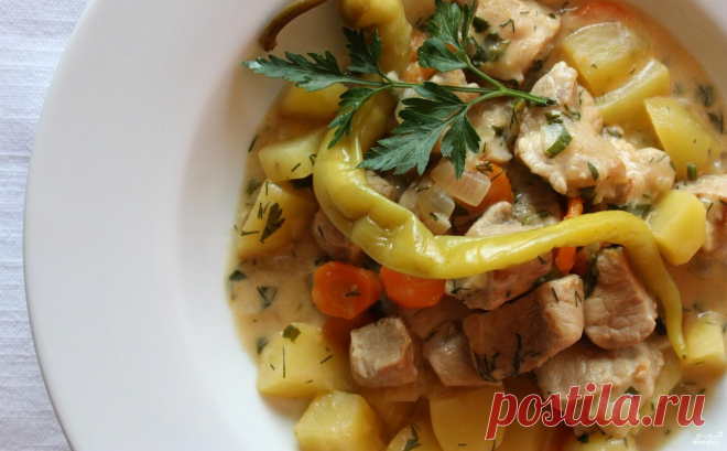 Свинина с картошкой в мультиварке - пошаговый кулинарный рецепт на Повар.ру