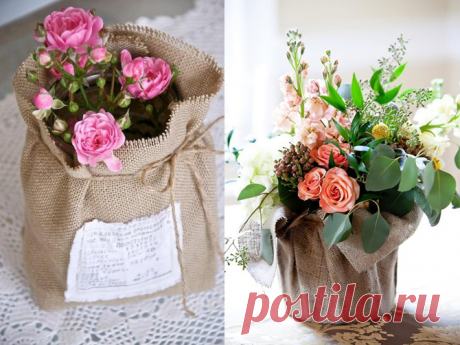 Мешковина в дизайне дома: просто и элегантно!