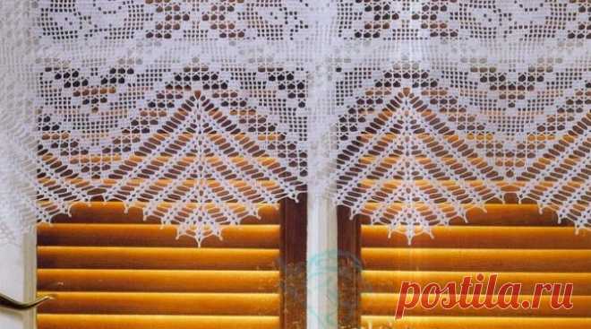 Вязание штор крючком