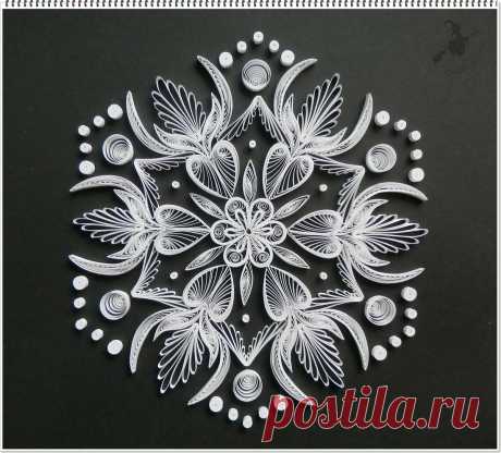 Black & White Mandala. crafts Quilling designs, Quilling, Paper quilling patterns в Яндекс.Коллекциях