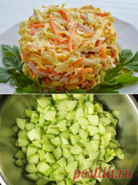 ПП-угощение к новогоднему столу: салат с кальмаром, яйцом и корейской морковью - Советы для женщин