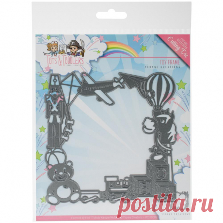 Нож Yvonne Creations "Рамка с игрушками" - купить в магазине скрапбукинга Мемуарис