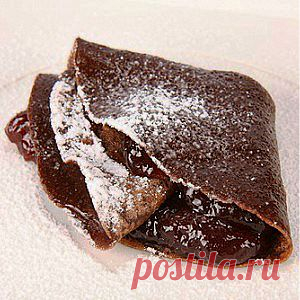 Шоколадные блины на йогурте